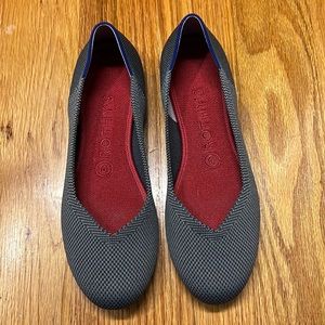 Rothy’s, The Flat, Charcoal, Size 8